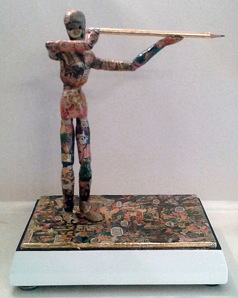 Magnum Is Mightier action figure comic art