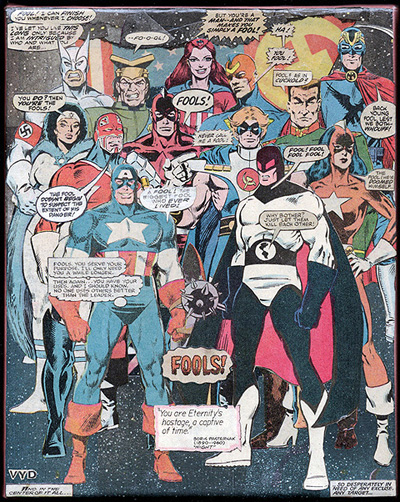 CoMix - Family Portrait - Cold War - comic book montage art