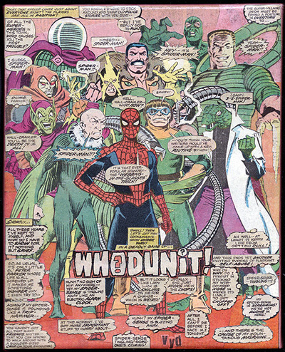 CoMix - Family Portrait - Spider-Man - comic book montage art