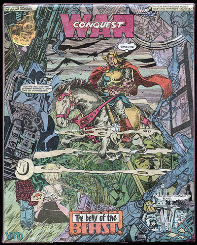 CoMix - Newzine - All Hail - comic book montage art