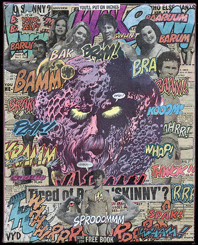 CoMix - Newzine - Ego - comic book montage art