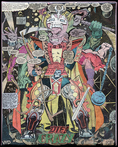 CoMix - Newzine - My God - comic book montage